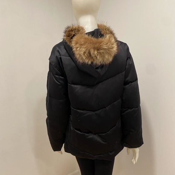 Andrew Marc New York Down Jacket Coat (Raccoon Fur Trimmed Hood) - Picture 6 of 7